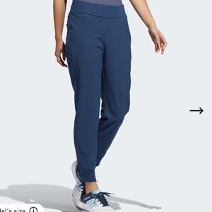 EUC Adidas Stretch Jogger Pants - Crew Navy